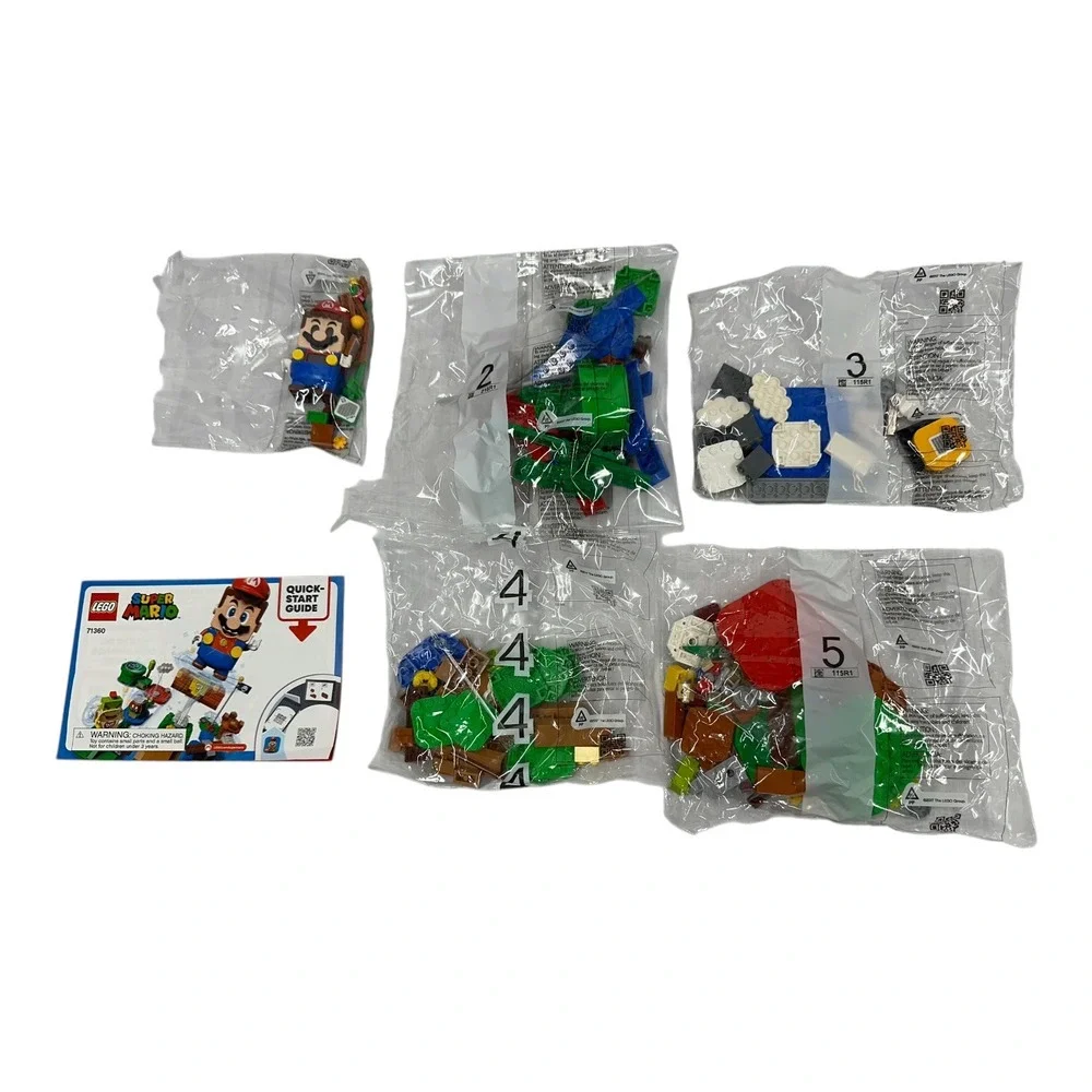 LEGO Super Mario 71360 Starter Course Complete Open Box Bags 3-5 Sealed